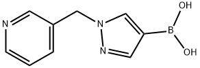 1-(Pyridin-3-ylMethyl)pyrazole-4-boronic acid Struktur