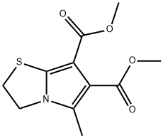 dimethyl 5-methyl-2,3-dihydropyrrolo[2,1-b][1,3]thiazole-6,7-dicarboxylate Structure