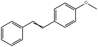 1-フェニル-2-(4-メトキシフェニル)エテン 化学構造式