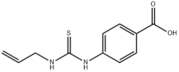 4-(3-allylthioureido)benzoic acid 化学構造式