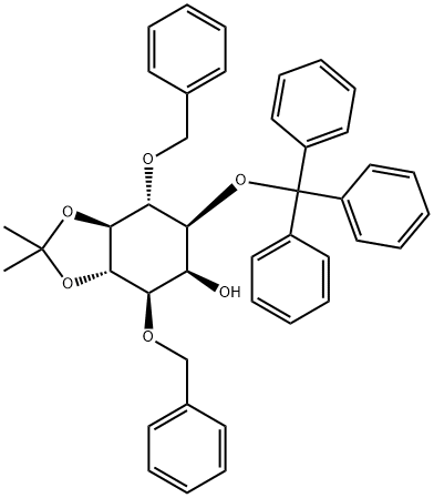 114218-25-6 4,5-O-(1-Methylethylidene)-3,6-bis-O-(phenylMethyl)-1-O-(triphenylMethyl)-DL-Myo-inositol