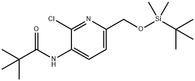 N-(6-((tert-Butyldimethylsilyloxy)methyl)-2-chloropyridin-3-yl)pivalamide