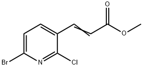 Methyl 3-(6-bromo-2-chloropyridin-3-yl)acrylate