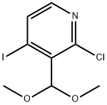 2-クロロ-3-(ジメトキシメチル)-4-ヨードピリジン 化学構造式