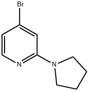 4-Bromo-2-pyrrolidin-1-ylpyridine Structure