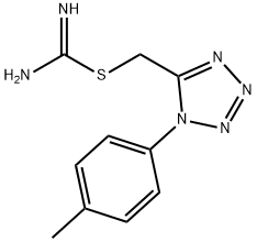 [1-(4-methylphenyl)-1H-tetrazol-5-yl]methyl imidothiocarbamate Struktur