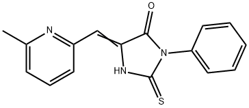 (5E)-2-mercapto-5-[(6-methylpyridin-2-yl)methylene]-3-phenyl-3,5-dihydro-4H-imidazol-4-one