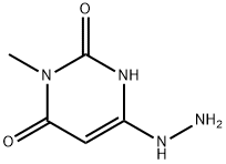 6-hydrazino-3-methylpyrimidine-2,4(1H,3H)-dione Structure