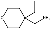 (4-Ethyltetrahydro-2H-pyran-4-yl)methanamine Structure