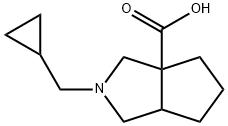 2-(cyclopropylmethyl)hexahydrocyclopenta[c]pyrrole-3a(1H)-carboxylic acid(SALTDATA: FREE)