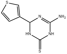 4-amino-6-(3-thienyl)-1,6-dihydro-1,3,5-triazine-2-thiol|
