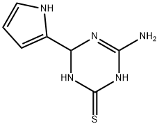 4-amino-6-(1H-pyrrol-2-yl)-1,6-dihydro-1,3,5-triazine-2-thiol Structure