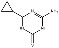 4-amino-6-cyclopropyl-1,6-dihydro-1,3,5-triazine-2-thiol Structure