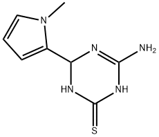 4-amino-6-(1-methyl-1H-pyrrol-2-yl)-1,6-dihydro-1,3,5-triazine-2-thiol Structure