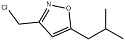 3-(chloromethyl)-5-isobutylisoxazole(SALTDATA: FREE) 结构式