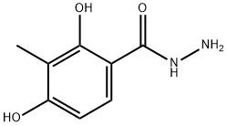2,4-二羟基-3-甲基苯甲酰肼, 1142211-15-1, 结构式
