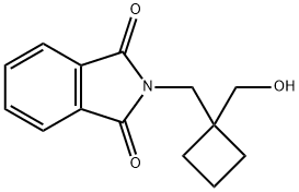 2-{[1-(羟甲基)环丁基]甲基}-1H-异吲哚-1,3(2H)-二酮, 1142211-19-5, 结构式
