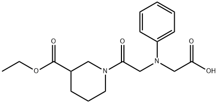 [{2-[3-(ethoxycarbonyl)piperidin-1-yl]-2-oxoethyl}(phenyl)amino]acetic acid|MFCD12027708