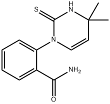 2-(2-mercapto-4,4-dimethylpyrimidin-1(4H)-yl)benzamide Structure