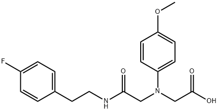 1142215-53-9 [(2-{[2-(4-フルオロフェニル)エチル]アミノ}-2-オキソエチル)-(4-メトキシフェニル)アミノ]酢酸