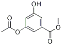 Methyl 3-(acetyloxy)-5-hydroxybenzoate Struktur