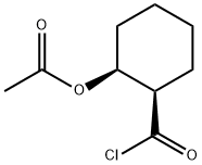 Cyclohexanecarbonyl chloride, 2-(acetyloxy)-, cis- (9CI) 结构式