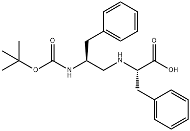 ((S)-2-((叔丁氧基羰基)氨基)-3-苯丙基)-L-苯丙氨酸, 114290-82-3, 结构式