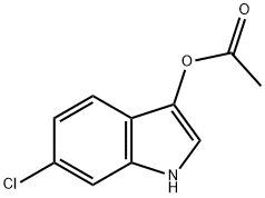 6-CHLORO-3-INDOLYL ACETATE Struktur