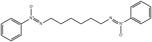 1,1'-(1,6-hexanediyl)bis(2-phenyldiazene)-2,2'-dioxide 结构式