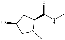 2-Pyrrolidinecarboxamide,4-mercapto-N,1-dimethyl-,(2S-cis)-(9CI),114358-03-1,结构式