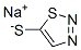 Sodium 1,2,3-thiadiazole-5-thiolate Structure