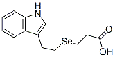 3-[[2-(1H-インドール-3-イル)エチル]セレノ]プロピオン酸 化学構造式