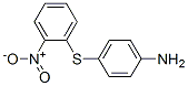 p-(o-ニトロフェニルチオ)アニリン 化学構造式