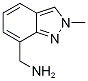 (2-Methyl-2H-indazol-7-yl)methylamine 结构式