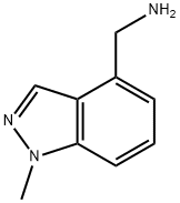(1-Methyl-1H-indazol-4-yl)MethanaMine 化学構造式