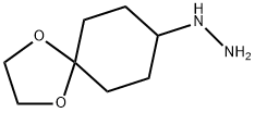 1,4-dioxaspiro[4.5]decan-8-ylhydrazine Structure