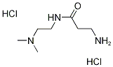 3-Amino-N-[2-(dimethylamino)ethyl]propanamidedihydrochloride 结构式
