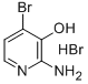 2-氨基-3-羟基-4-溴吡啶溴化氢,114414-17-4,结构式