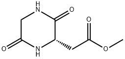 2-Piperazineaceticacid,3,6-dioxo-,methylester,(2S)-(9CI) 结构式