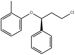 (S)-3-CHLORO-1-PHENYL-1-[2-METHYL-PHENOXYL]PROPANE 化学構造式