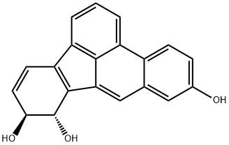 9,10-dihydro-6,9,10-trihydroxybenzo(b)fluoranthene 结构式