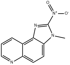 3-Methyl-2-nitro-3H-imidazo[4,5-F]quinoline 化学構造式