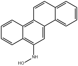 N-hydroxy-6-aminochrysene 化学構造式