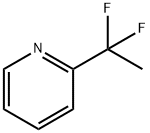 2-(1,1-ジフルオロエチル)ピリジン 化学構造式