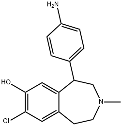 114490-37-8 5-(4'-aminophenyl)-8-chloro-2,3,4,5-tetrahydro-3-methy-1H-3-benzazepin-7-ol
