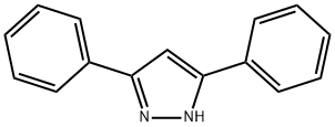 3,5-二苯基吡唑, 1145-01-3, 结构式