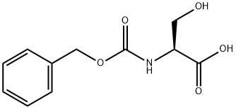 N-CBZ-L-丝氨酸,1145-80-8,结构式