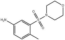 4-Methyl-3-(4-Morpholinosulfonyl)aniline 化学構造式