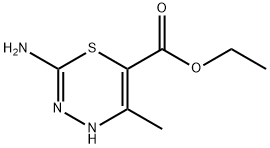 4H-1,3,4-Thiadiazine-6-carboxylicacid,2-amino-5-methyl-,ethylester(9CI),114514-89-5,结构式
