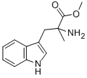 Α-メチル-DL-トリプトファンメチルエステル 化学構造式
